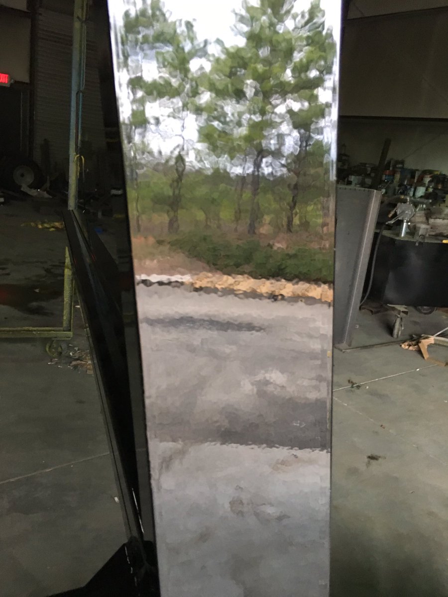 SunsetPowderInc's tweet photo. When you say #powder-coated in #glossblack is this good? #sunsetpowdercoating #icanseemyself #workflow #windergeorgia https://t.co/3iyul4P2ad