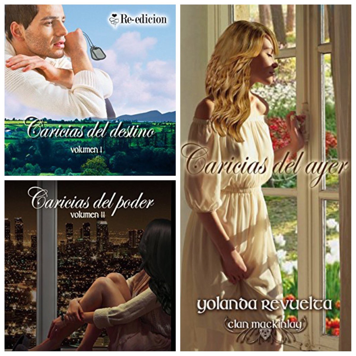 AleskaMG's tweet photo. Recomendado #TrilogíaCaricias ##DelDestino #DelPoder #DelAyer #encuentros #Atracción #Suspenso #Miedos #Amor 💰#Amazon @YoliRevuelta https://t.co/8OZ8weLO61