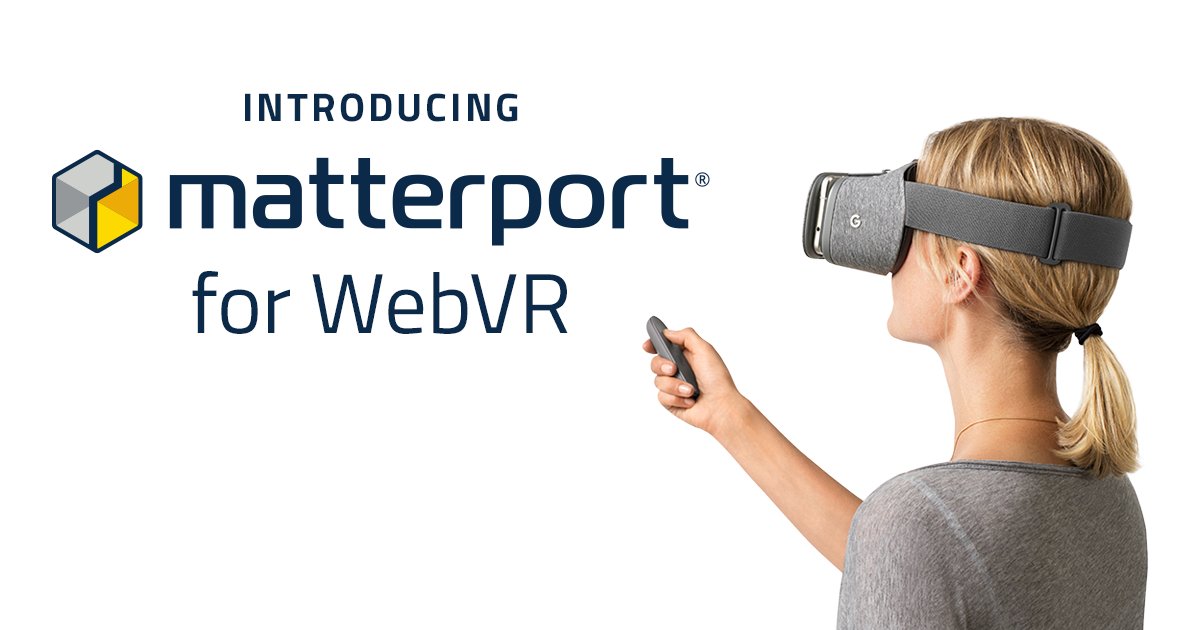 We are excited to announce our partnership with <a href="/Google/">Google</a> to roll out a #WebVR experience for Chrome 56! <a href="/Matterport/">Matterport</a> blog.google/products/chrom…
