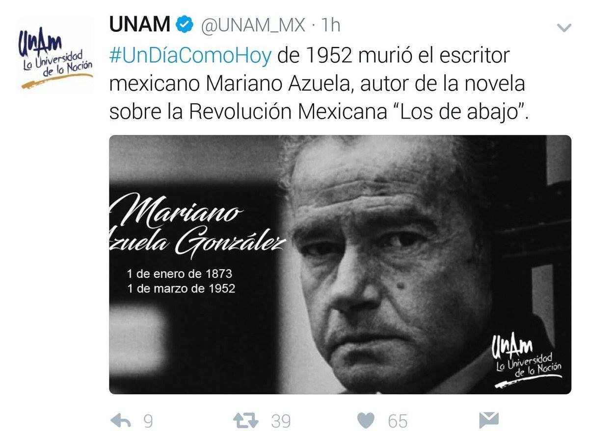 SargentoCuff's tweet image. Oigan @UNAM_MX se les fue un Rulfo en lugar de un Azuela