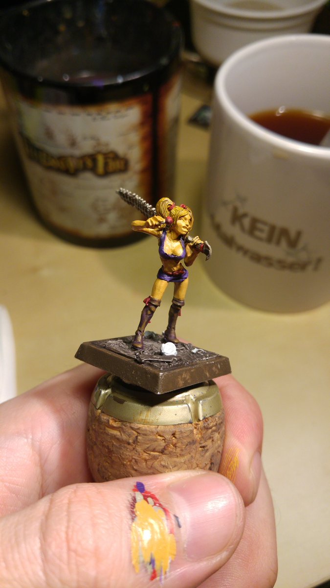 Heute ist Schluss mit malen für mich #diced