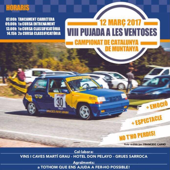 Ja estem, 12 de març, Pujada a Les Ventoses