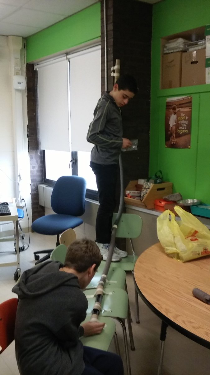 SCSD_AMS's tweet photo. Applying the laws of physics to roller coaster construction #Accompsett https://t.co/JOxIFsltAt