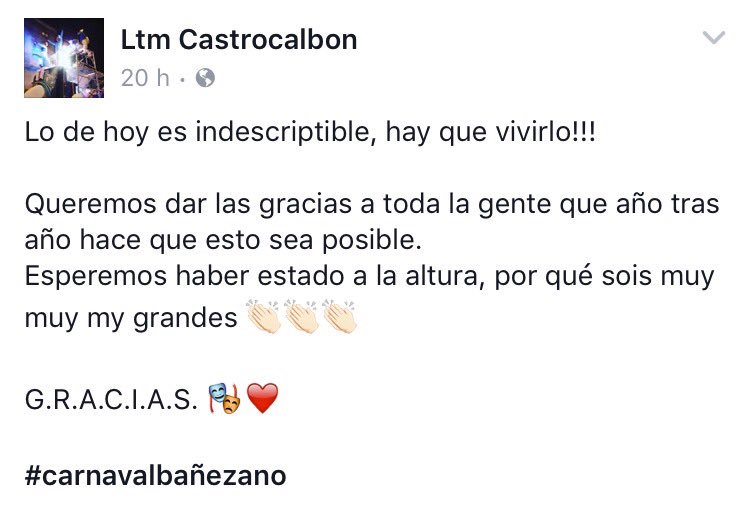 LTMCastrocalbon's tweet photo. SENCILLAMENTE GRACIAS 👏🏻👏🏻👏🏻 https://t.co/yCEfWeBblu