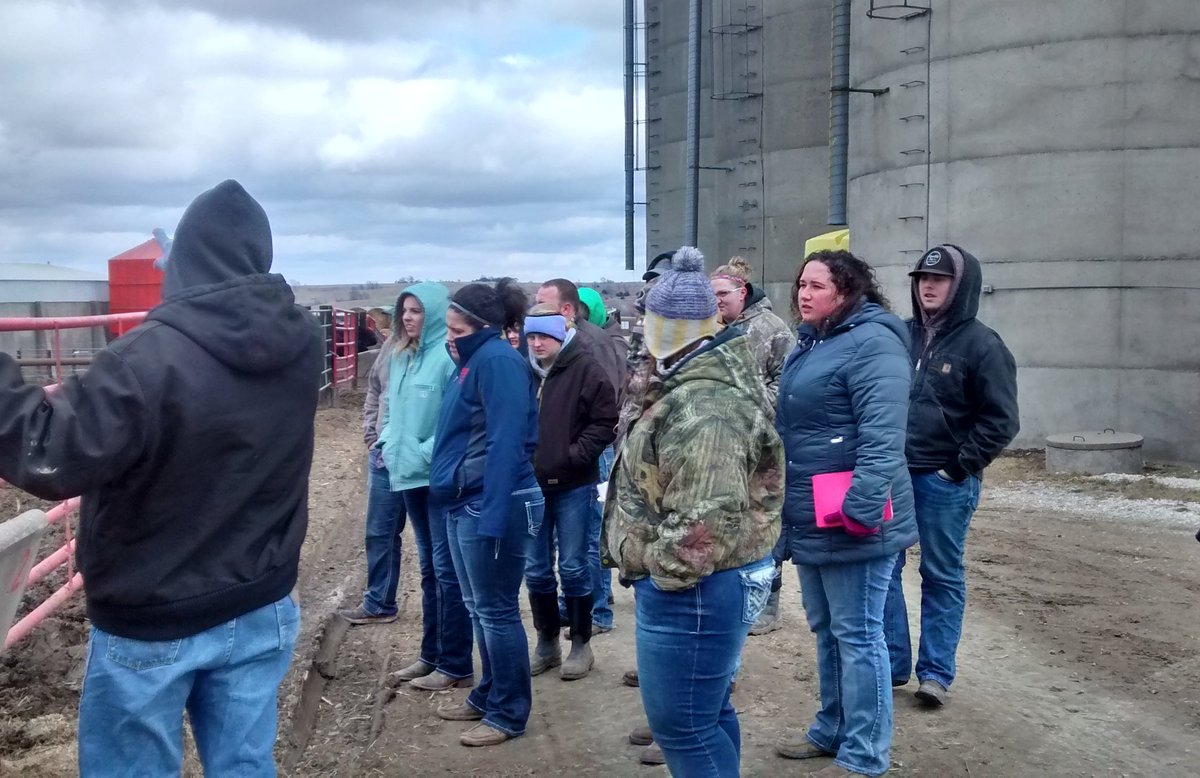 SusannahM17's tweet photo. SWCC Ag students learning outside of the classroom today at Nichols Farm. Breezy but good visit. #SWCCAg https://t.co/mrnH8YT99u