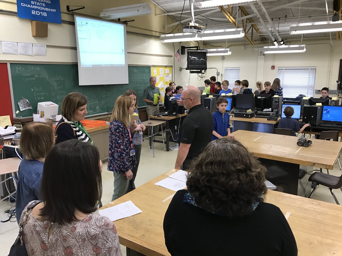 Hereford_MS's tweet photo. Thanks for visiting us, @Prettyboyes1 teachers!- good collaborative discussions after learning walks. Vertical teaming in action for Ss https://t.co/67ezaKtmW5