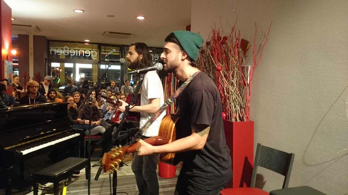 W I R S I N D W A L D oder 2/3 der Band gestern in Münster #live #musik #deutschpop #wirsindwald