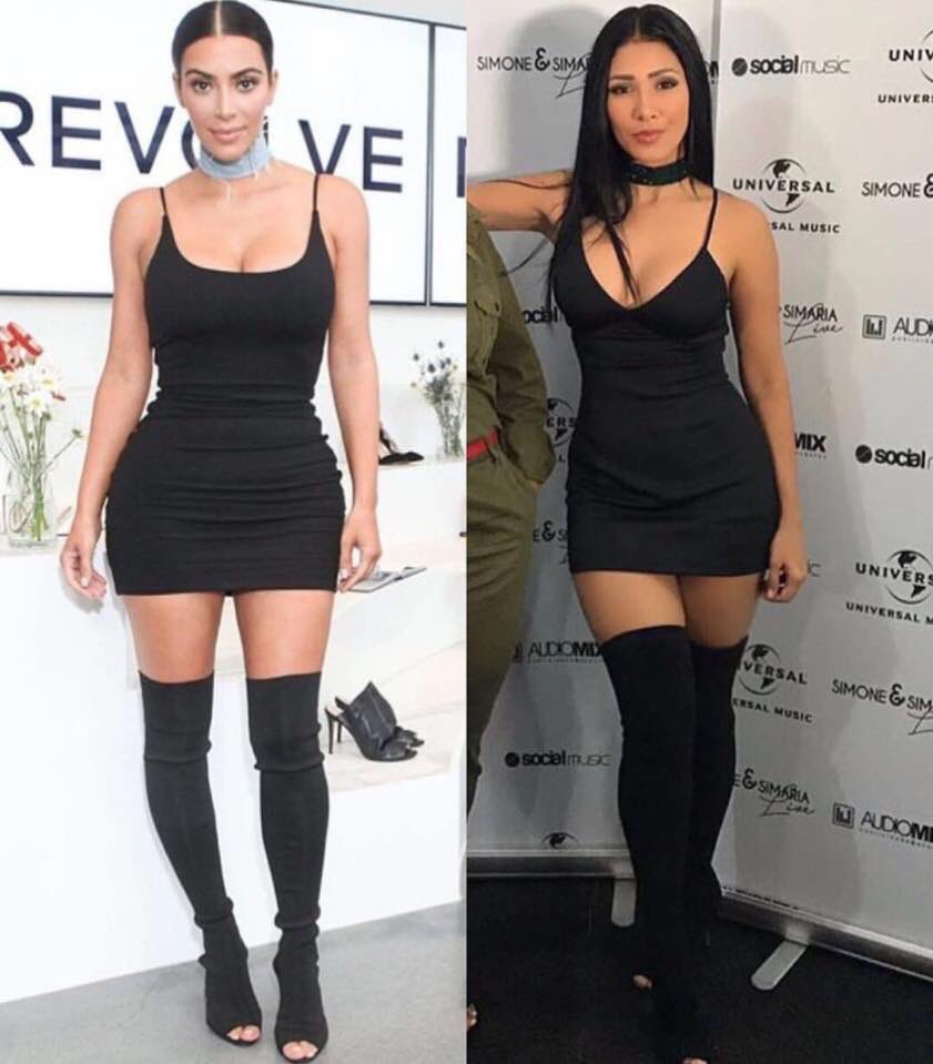 Simaria é mais bonita que a Kim Kardashian sim