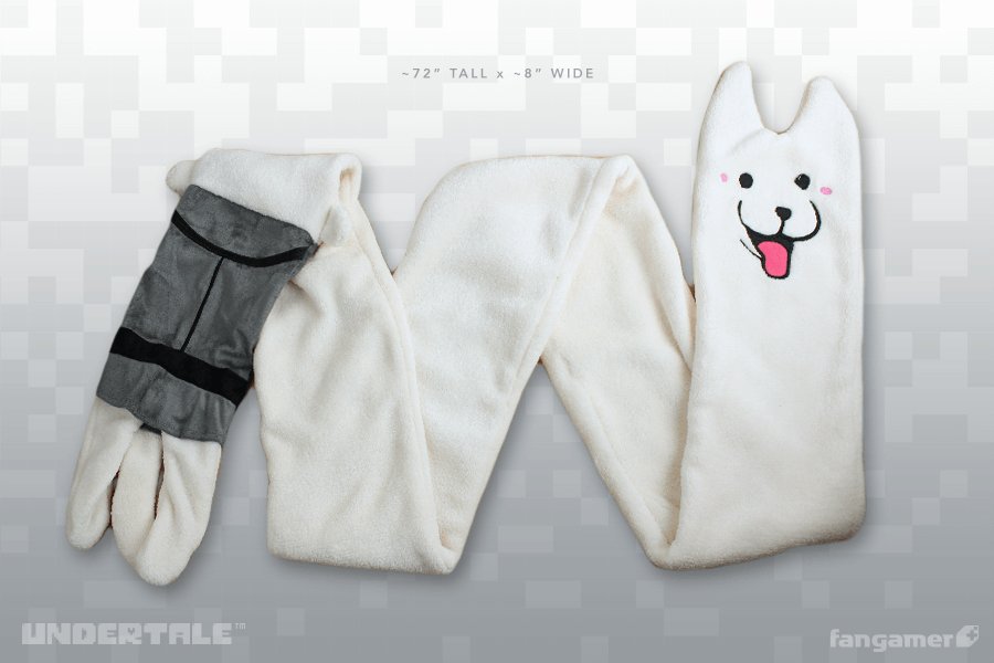 Fangamer's tweet photo. Announcing our tallest product ever: The Lesser Dog Scarf

Available now: https://t.co/KVk5PCcGjs https://t.co/fIzJyNuoDZ