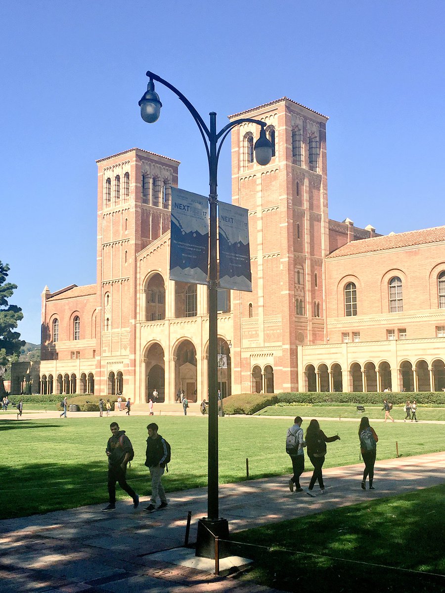 UCLAtech's tweet photo. Campus is ready! Tomorrow 800+ guests join us for #NextFest17, @UCLA's largest tech event presented w/@UCLAAnderson https://t.co/eBUYBoSUd3 https://t.co/q4FaMNzTeB