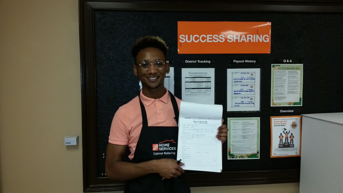 New ISP Josh, got a Cabinet Refacing lead after only approaching 3 pep!
Awesome Job!
<a href="/Capezza/">Pattie Capezza</a> <a href="/KenBaer1/">Ken Baer</a>