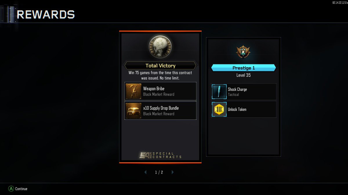cbns007's tweet photo. #xbox #BlackOps3 #TotalVictory 'reward'. #Yippee-Ki-Yay #IHATESupplyDrops #StupidMelee #NotPPSH @Treyarch @CallofDuty #YesIAmAngry #Growl https://t.co/AbOlYTFP8m