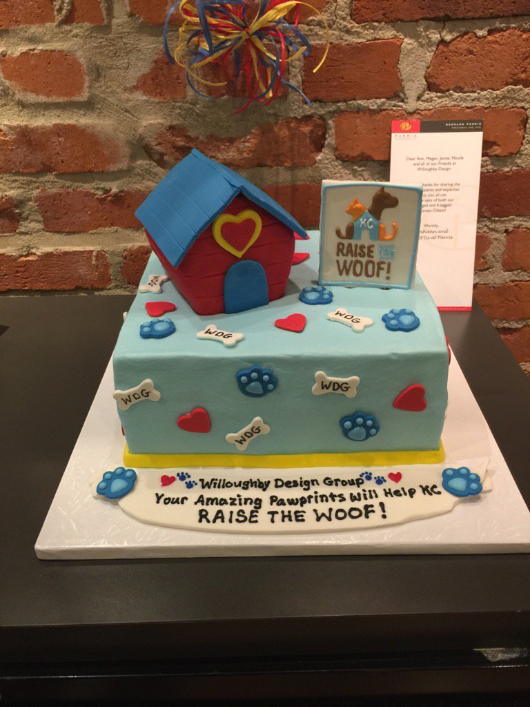 Fabulous "Raise the Woof" cake from the even more fabulous team at Parris Communucations