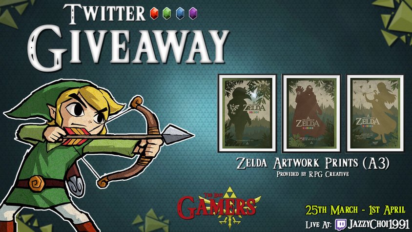 TheBritGamers's tweet image. For The #BritGamers Zeldathon starting March 25th, we are giving away some amazing Zelda artwork! To enter: goo.gl/Wd2mTH