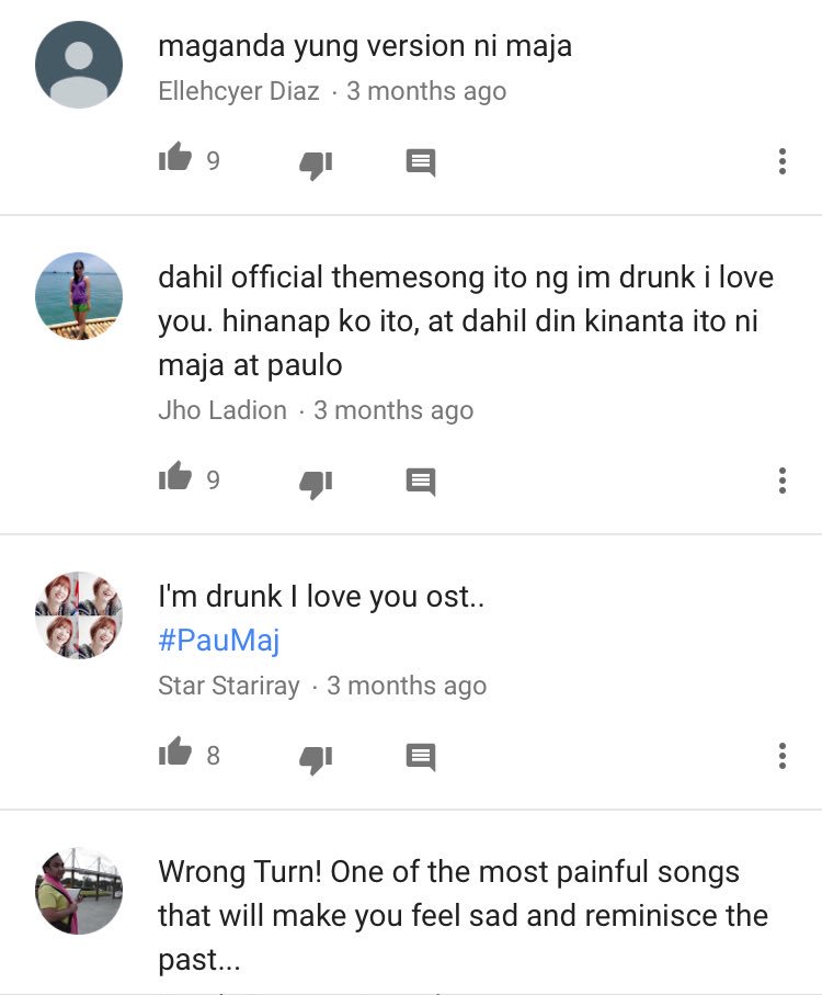PAUMAJOfficial's tweet photo. ― because of I'm Drunk I Love You thread : 
( Juan Miguel Severo's " Huling Gabi " ) 
#ImDrunkILoveYou #IDILY3rdWeek https://t.co/0PGDCYY1fO