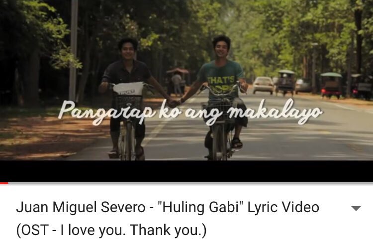 PAUMAJOfficial's tweet photo. ― because of I'm Drunk I Love You thread : 
( Juan Miguel Severo's " Huling Gabi " ) 
#ImDrunkILoveYou #IDILY3rdWeek https://t.co/0PGDCYY1fO