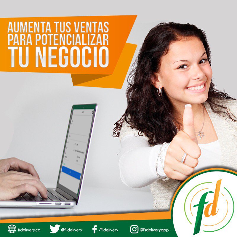 fidelivery's tweet photo. Fidelivery conecta a sus clientes de manera rápida, segura y efectiva para que usted se sienta a gusto con nuestro servicio. #AppsCo #MinTic https://t.co/okeZR9jPYl