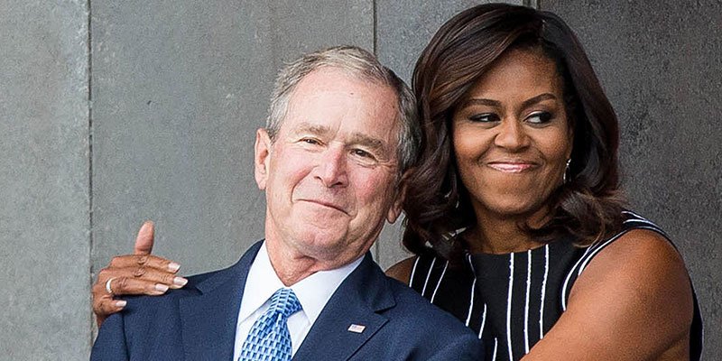 people's tweet photo. George W. Bush breaks down his affection for Michelle Obama: ‘We just took to each other’ https://t.co/vYYVCB0dYj https://t.co/fFrc3RgHvV