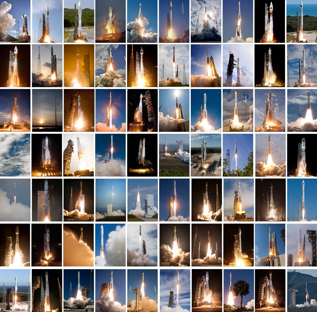 SpaceflightNow's tweet photo. Today's launch was #70 for the Atlas 5...26 DOD flights, 16 commercial, 14 for NASA and 14 for NRO. Archive page: https://t.co/VUlPV2iu6w https://t.co/PQgKK9Poas