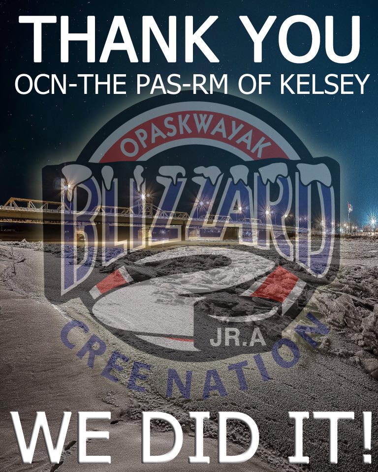 NorManBlizzJrA's tweet photo. We did it!  We saved our Blizzard!  Read the full story at https://t.co/vE4MJ0d4Gt. #ocnblizzard #saveourblizz #mjhl https://t.co/TN0YLkX9Wc