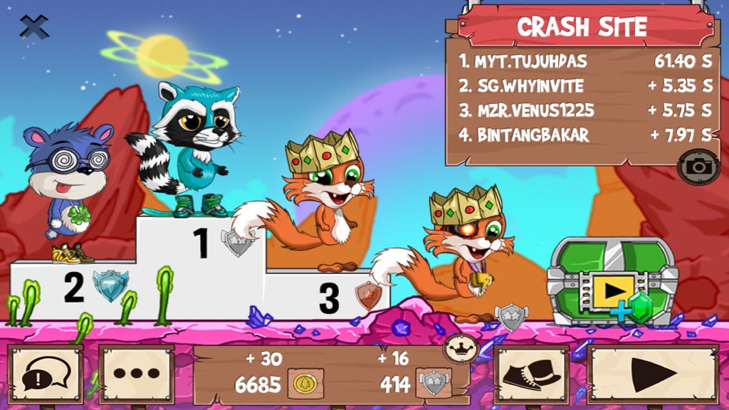 TujuhDas's tweet photo. Get on my level, son! #funrun2 #whyinvite #Venus1225 #BintangBakar https://t.co/gCIub2D1lA
