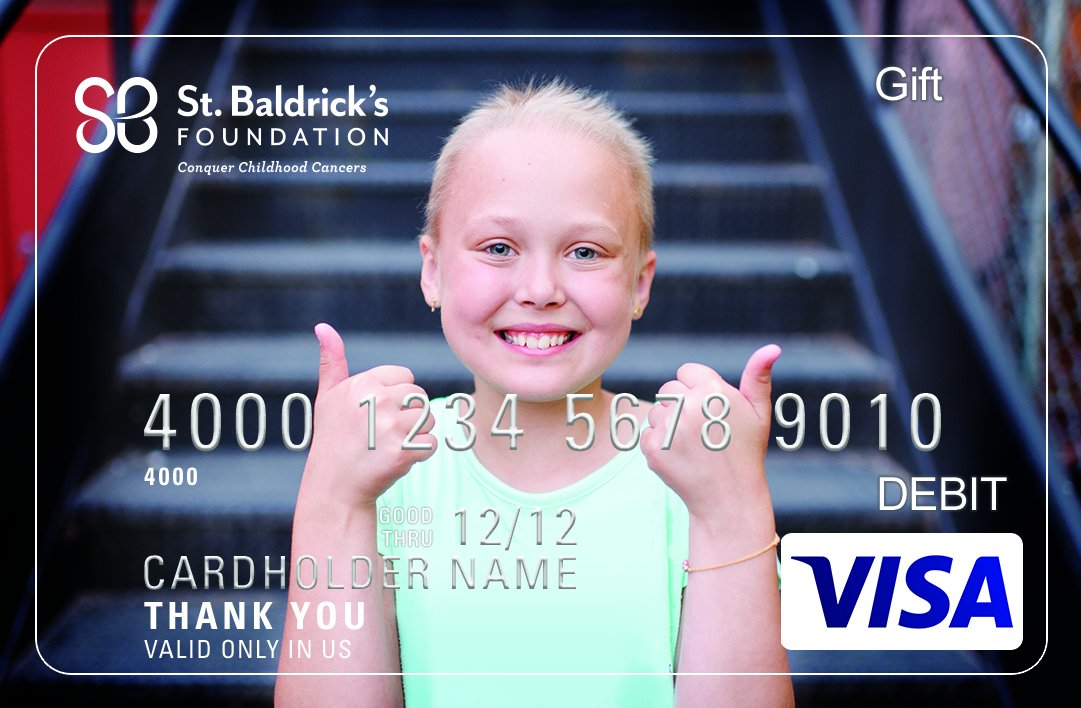 StBaldricks's tweet photo. From Mar 1–17 @giftcards_com is giving 50¢ to St. Baldrick's for every gift card purchased on their site! Buy here: https://t.co/X3vD1PAiFk https://t.co/yI2I7YzxG8