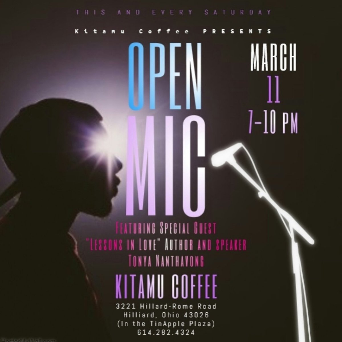 LessonsLoveBook's tweet image. Come mingle w/me and have some fun!To participate, stop by @kitamucoffee and sign up. #openmic #AsSeenInColumbus #music #poetry #SpokenWord