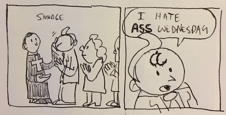 Church. #comics #webcomics #AshWednesday