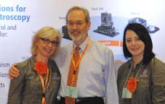 QuantumNW's tweet image. @QuantumNW's Enoch Small, Jeanne Small and Kelcey Boss at the New Orleans @BiophysicalSoc meeting 2017.