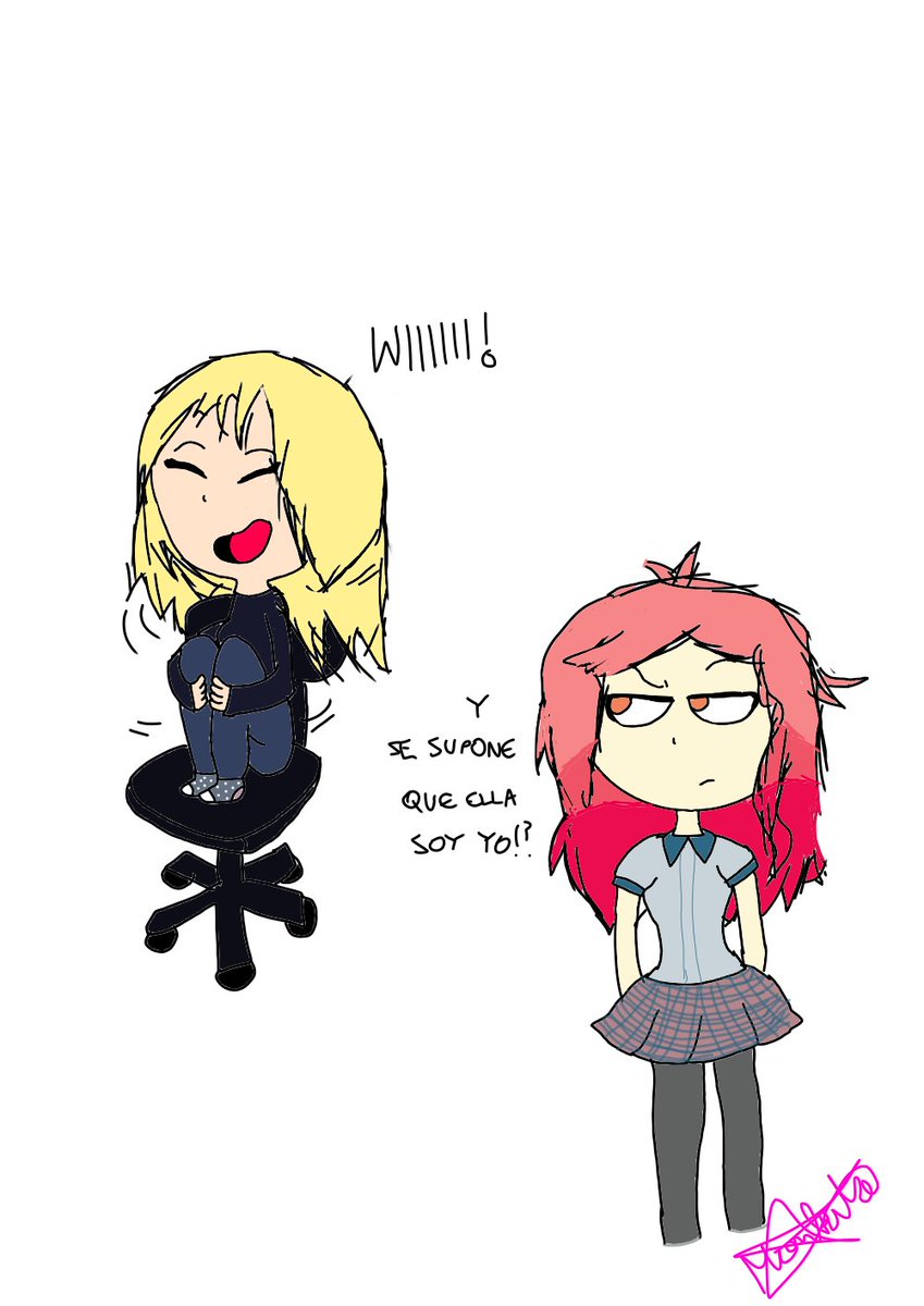 Monita Xd On Twitter Fnafhs Dibujo De Lunadangelis Y La Chica Bully Espero Les Guste Xd