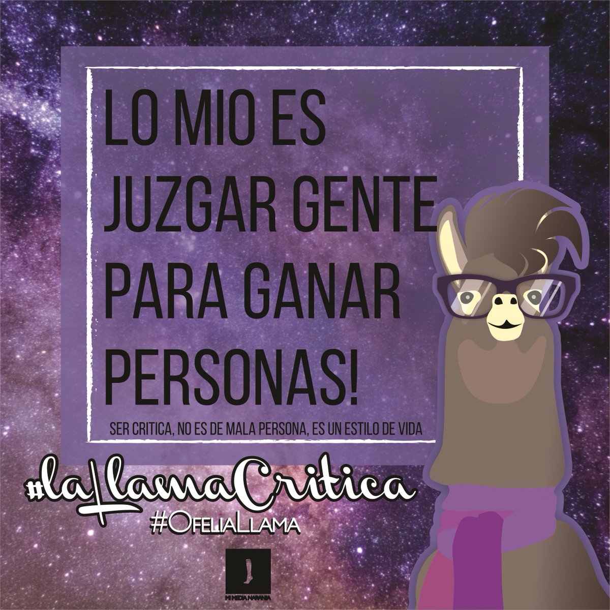 alex_unniverse's tweet photo. #OfeliaLlama #LaLlamaCritica ser crítica no es ser mala persona, es un estilo de vida #LeleArte #LenayArte #lelepantalla 🍍🌴👌 https://t.co/j7ZC4CqQrJ