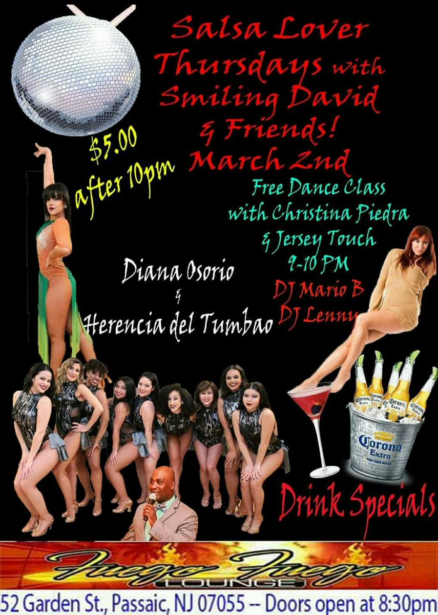 laughlovelive12's tweet image. Tomorrow night we are Back at Fuego Fuego 🔥🔥! Salsa Lover Thursdays! See you there! #Salsa #NJSalsa #NYSalsa #Salsalife #DanceLife