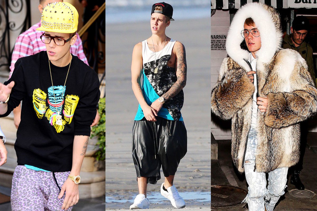 VanityFair's tweet photo. Happy birthday, @JustinBieber! Celebrate with his wildest fashion moments https://t.co/GYDfchOq8Q https://t.co/doueTgAKAO