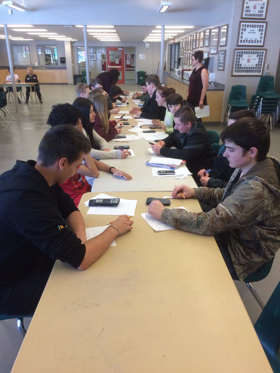ngpshth's tweet image. Math 9 students take part in order of operations speed dating with timed problem solving. #math9