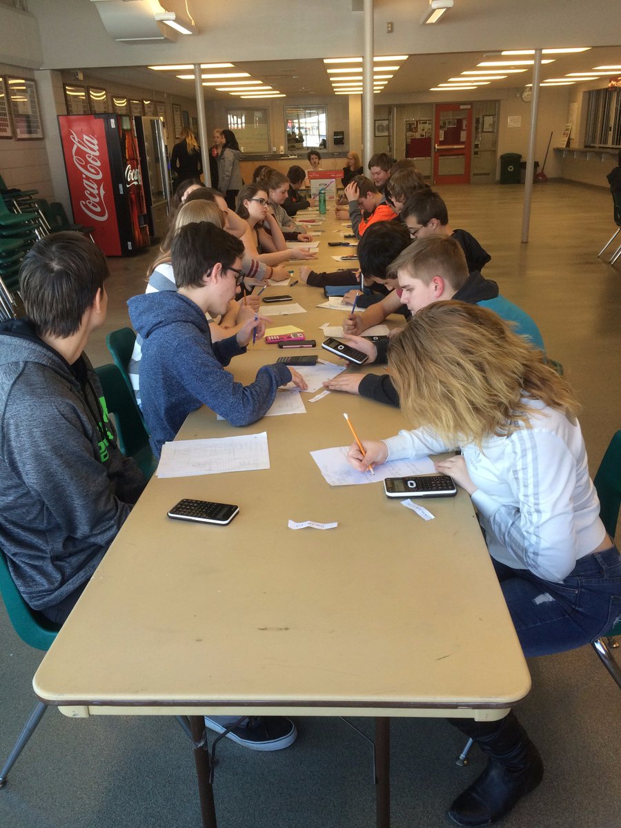 ngpshth's tweet image. Math 9 students take part in order of operations speed dating with timed problem solving. #math9