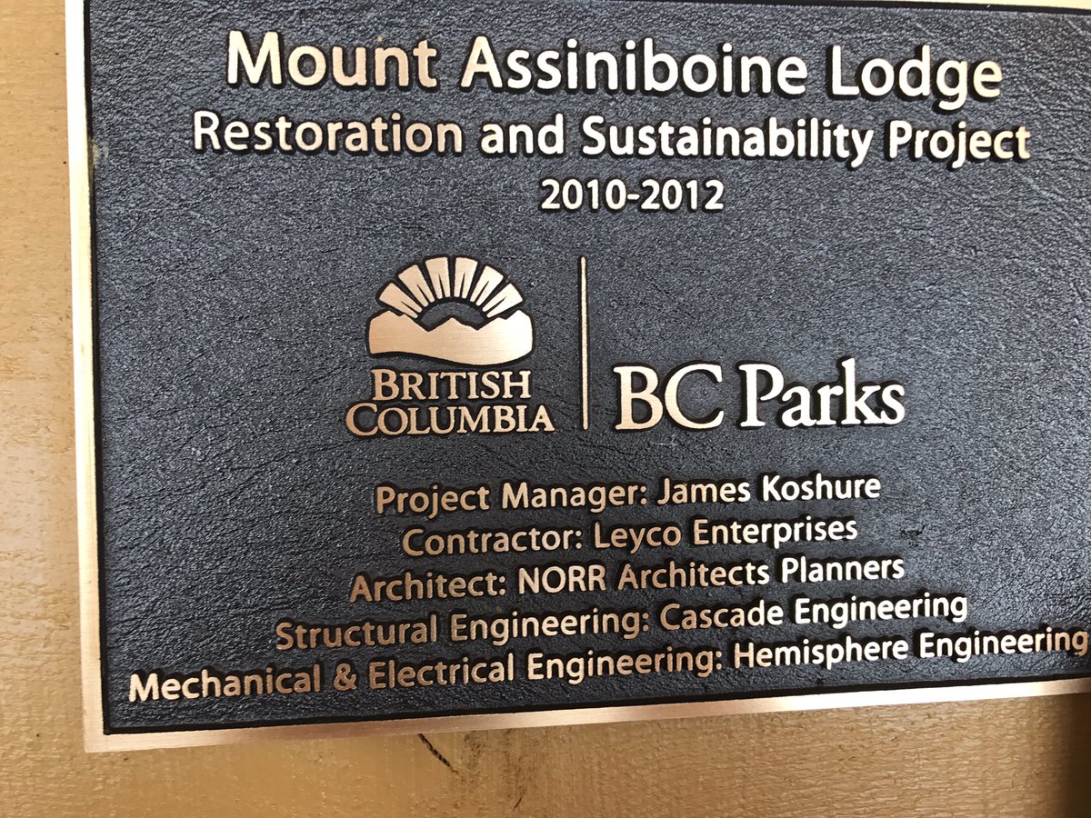 RainaBob's tweet photo. Heritage #islengineering legacy at #mountassiniboinelodge by #cascadeengineering. https://t.co/biSyTxETzW