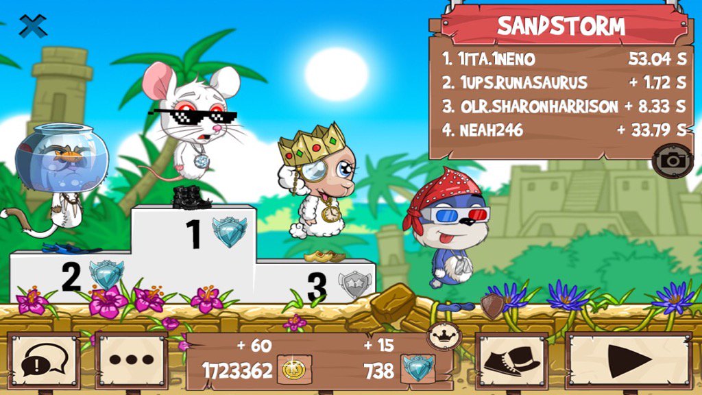 neno987x's tweet image. Get on my level, son! #funrun2 #Runasaurus #sharonharrison #neah246