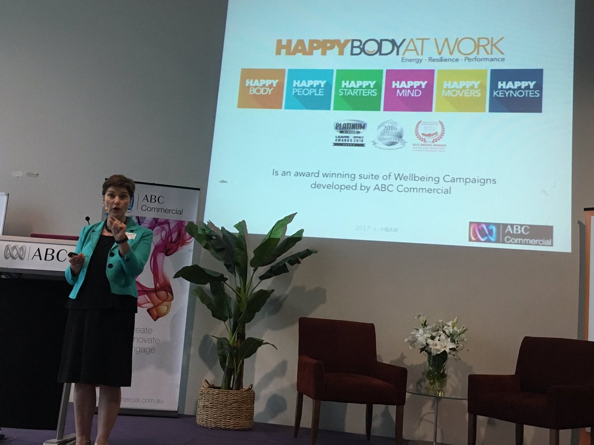 HappyBodyAtWork's tweet photo. The journey to #gamified #wellbeing: why #digital transformation is the key to scalable #engagement #HBAW #thrivingemployees @ABCCommercial https://t.co/P30ZfdAiOC
