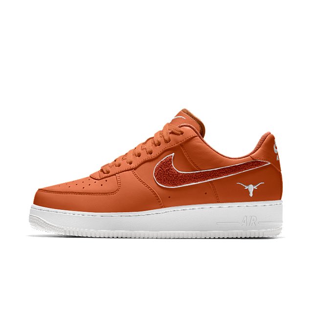 Texas Sneakers on Twitter: "UT specific @NIKEiD options for the Air Force 1  and the Nike Dunk now available https://t.co/376HfdFRIz via @Zachariah247  #HookEm #Longhorns https://t.co/2hQSuIE3eD" / Twitter
