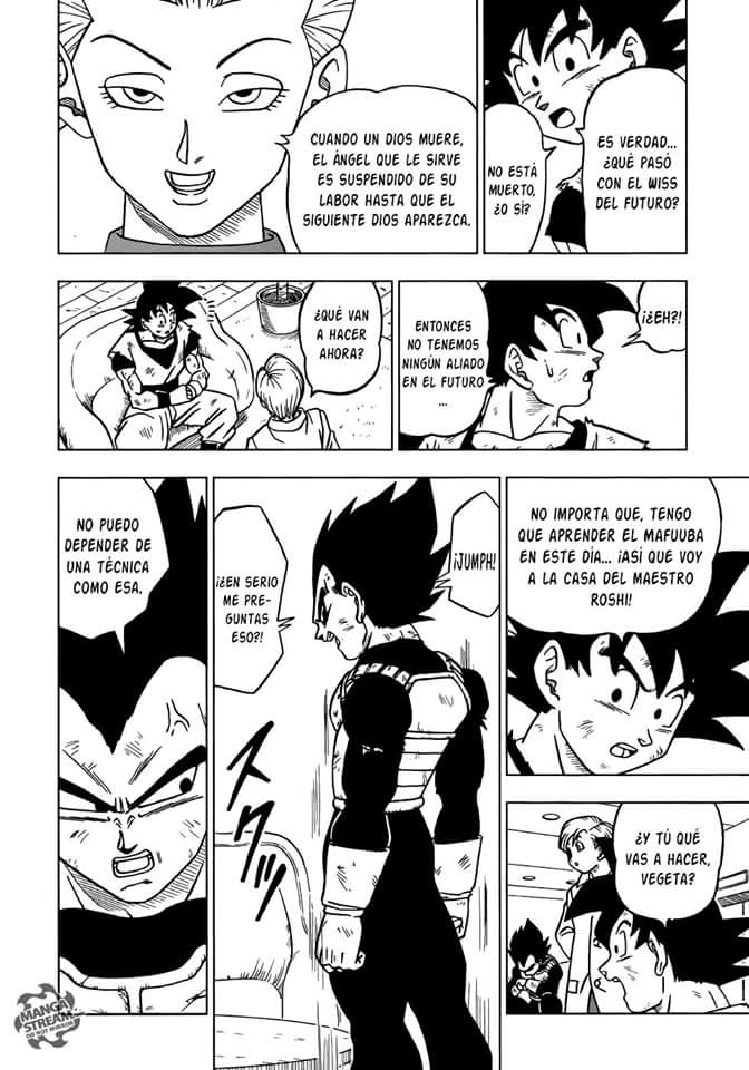 sora_02's tweet photo. En el manga explican q cuando un dios d la destrucción muere el ángel es deshabilitado #DragonBallSuper https://t.co/PkLHab7vNd
