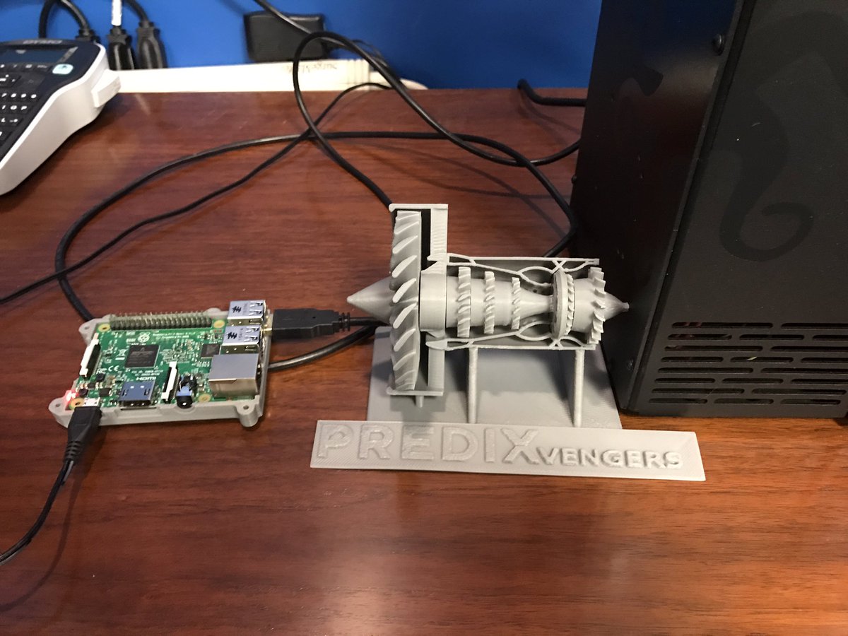 SomeOtherGuy00's tweet photo. Hmm.  Getting ready for #Predixtransform.   Project is to have #predix monitoring 3D printer.  Can we control it?  Only with @SysErr ! https://t.co/siFVLxxHMT