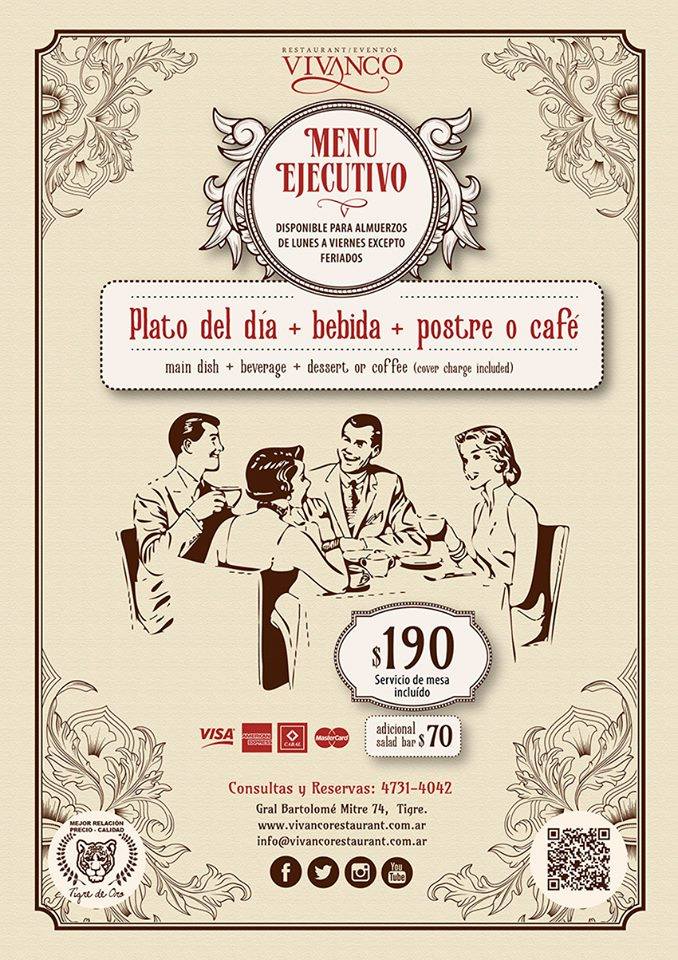 vivi_tigre's tweet photo. #MediodiaEnTigre hoy almorzá en @VivancoResto y disfrutá su #MenuEjecutivo #MenuSinTACC y #MenuVeganoTigre https://t.co/cwmro4OJej https://t.co/t8OevmHtax