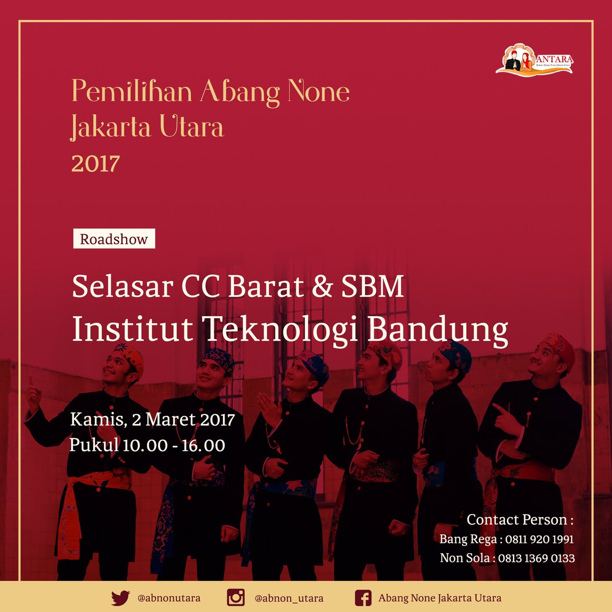 Dan buat kalian yang kuliah di ITB yuk mampir di selasar CC Barat &amp; SBM, kita lagi roadshow disini loh BangNon! Segera daftar yuk ☺️