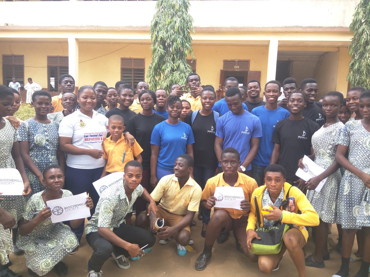 natyawson1's tweet photo. Join us this Friday, Day 4 of Science Roadshow funded by Biochemical Society. @BiochemSoc @MobileLabGhana https://t.co/kXWNrdTiz1