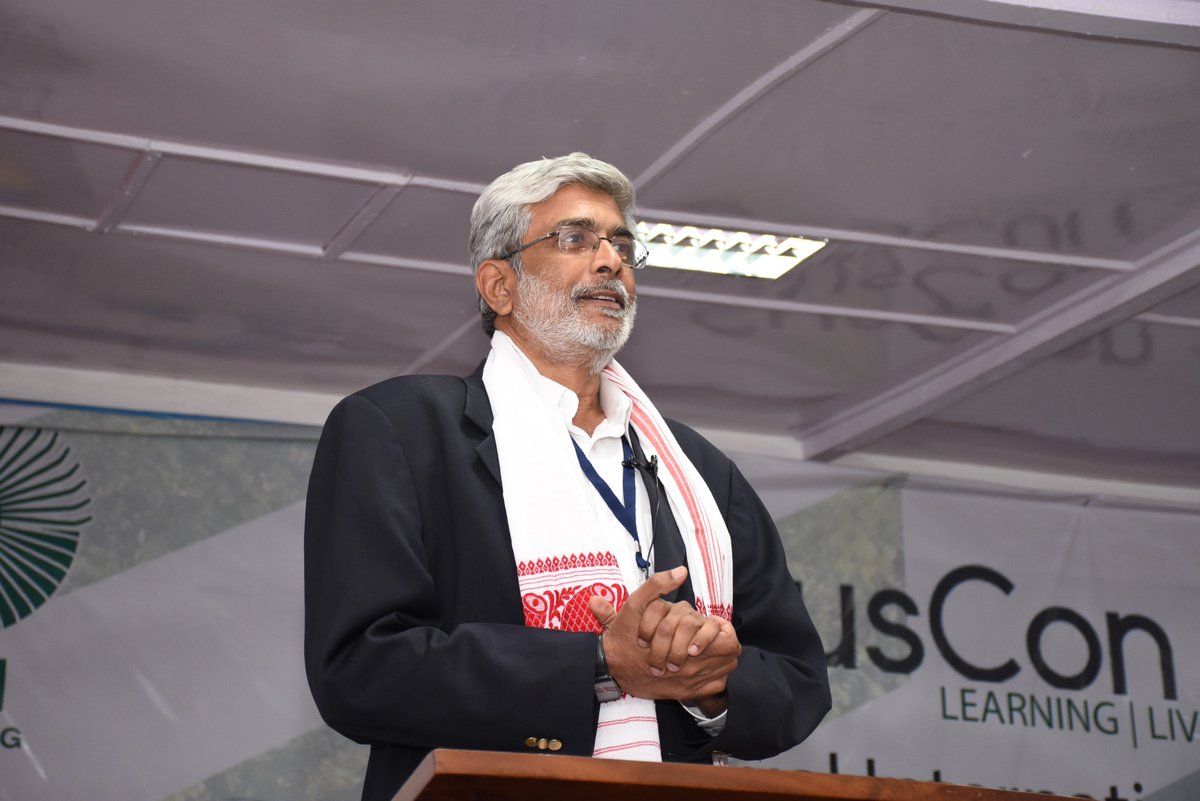 IIMShillong's tweet photo. Guest of honour Shri Shankar Venkateswaran of #tata #sustainability group addresses the crowd at #suscon2017 @TataCompanies #IIMShillong https://t.co/zh0jJCQrxS