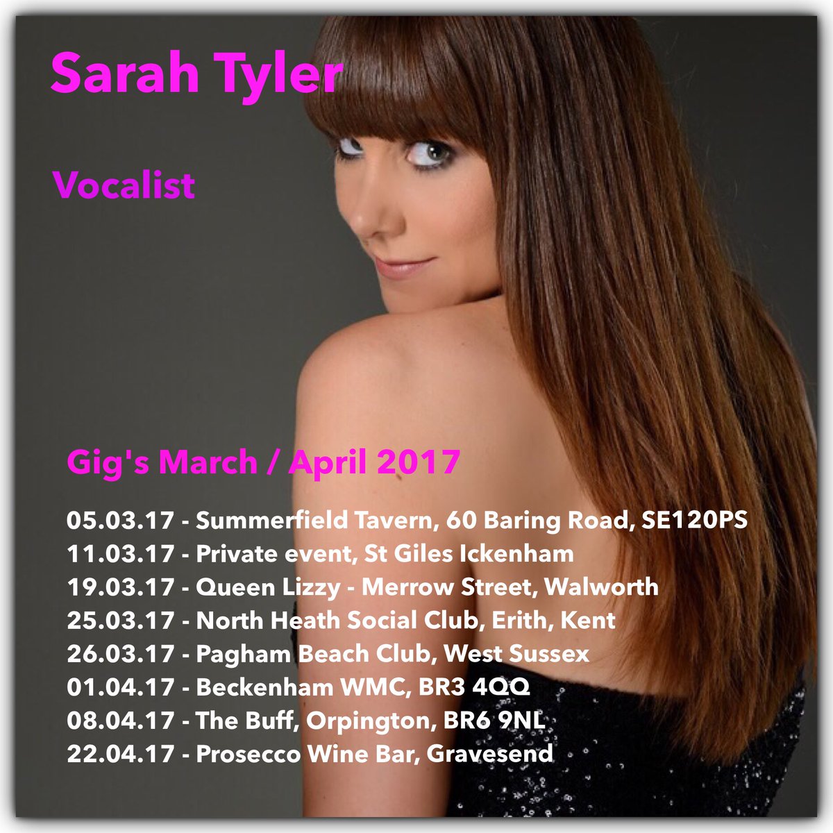 stylersinger's tweet photo. Gig Dates Feb / March! https://t.co/npqYeULwRh