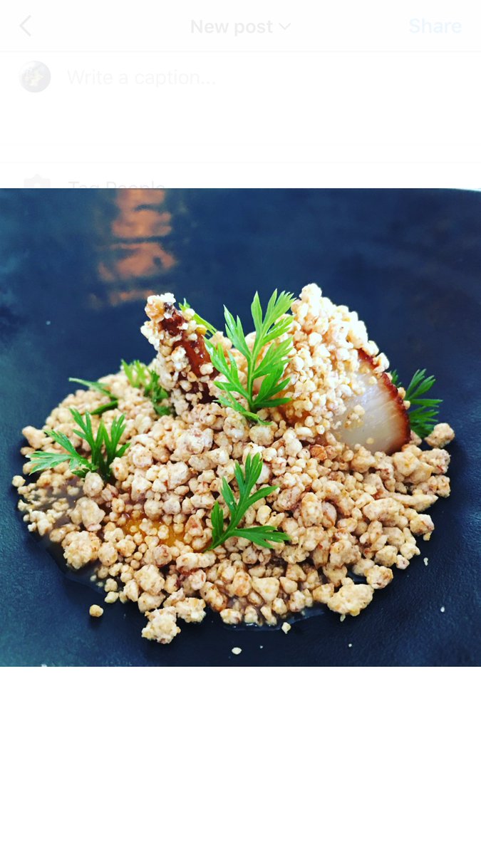 This is one of the dishes we are doing @tastesydney starting Thursday next week , come say hello