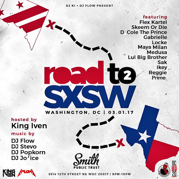 thfctry's tweet photo. We're here at @PublicTrustDC for the annual #RoadtoSXSWDC showcase! Pull up and vibe! #SXSW https://t.co/mzv4gzC46K