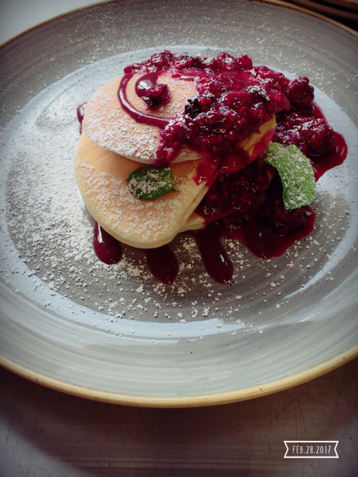 #pancake #redberries