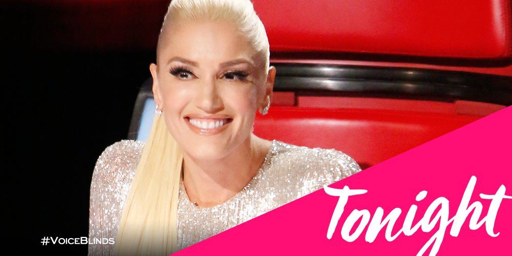 NBCTheVoice's tweet photo. Let @gwenstefani dazzle you when the #VoiceBlinds continue tonight at 8/7c on @nbc. ✨ https://t.co/4IkvPLhV2l